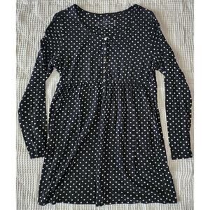 Soma Womens Polka Dot Babydoll Pajama/Lounge Wear, Size Large
